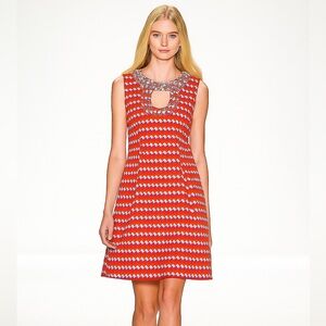 Nanette Lepore Retro Print Cocktail Dress
